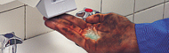 Abrasive hand creams